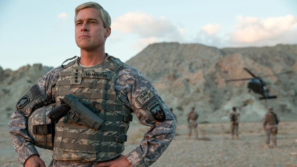 Brad Pitt no papel do general Stanley McChrystal | FrancoisDuhamel/Divulgação