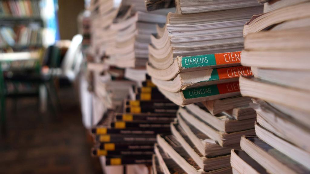 São mais de 2,1 mil livros da Editora IBEP que já deveriam ter sido entregues em escolas do Paraná | Hedeson Alves/Gazeta do Povo