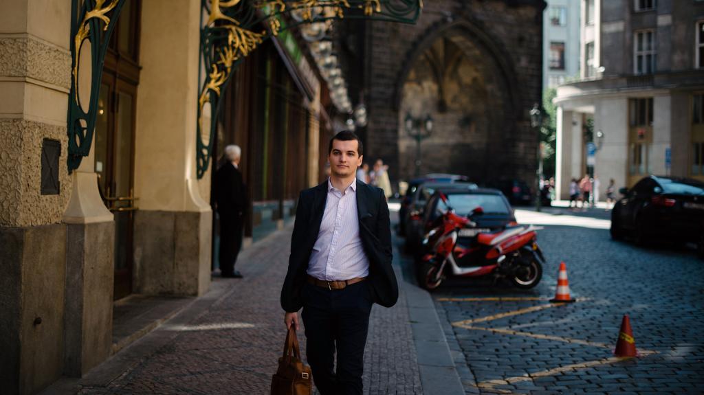 Jakub Janda, diretor adjunto do European Values, um think tank que já trabalhou com o East Stratcom | Dmitry Kostyukov/NYT