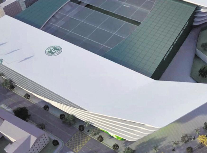 Projeto de novo estádio para o local do Couto Pereira tem teto móvel | /Divulgação