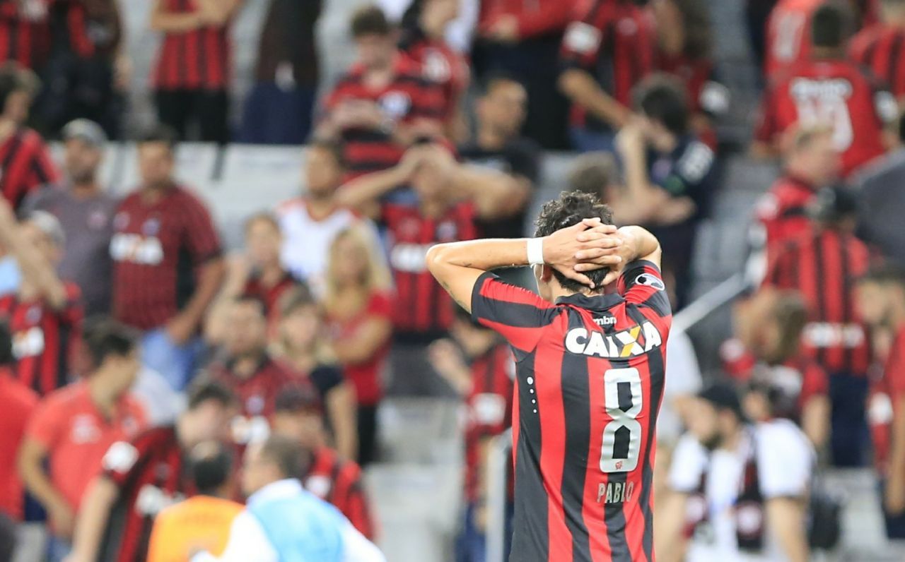 Atacante Pablo lamenta empate em casa. | Albari Rosa/Gazeta do Povo