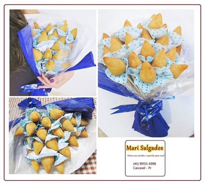 Marilza Veiga, do Mari Lanches, é uma apaixonada por coxinhas, e faz a comida em vários formatos | Divulgação/Mari Lanches