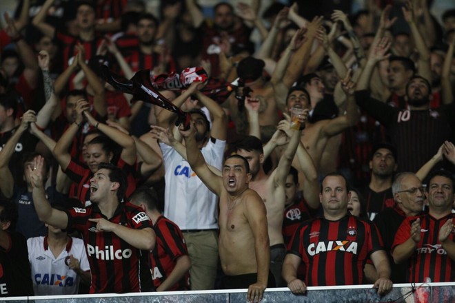Torcida do Atlético compareceu no Maracanã. | Jonathan Campos/Gazeta do Povo