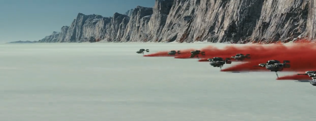 Trailer do novo Star Wars entrega pouco, mas o suficiente para deixar os fãs ainda mais ansiosos para a estreia, prevista para 15 de dezembro. | Reprodução Facebook.