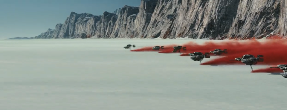 Star Wars: Os Últimos Jedi revela primeiro trailer. Assista! Trailer do novo Star Wars entrega pouco, mas o suficiente para deixar os fãs ainda mais ansiosos para a estreia, prevista para 15 de dezembro. | Reprodução Facebook.