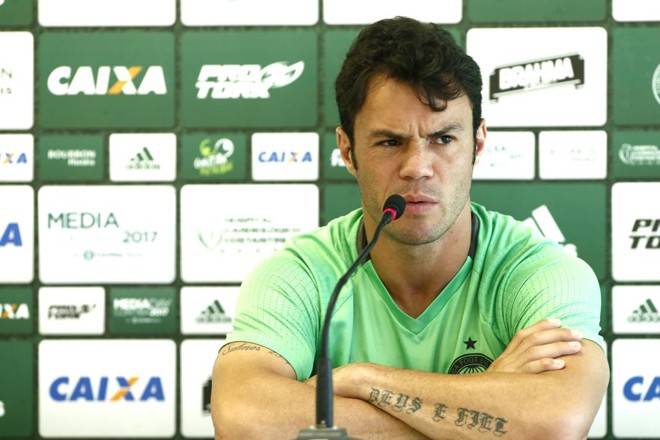 Kléber Gladiador jogou seis Atletibas pelo Alviverde e ainda não marcou gols. | Hugo Harada/Gazeta do Povo
