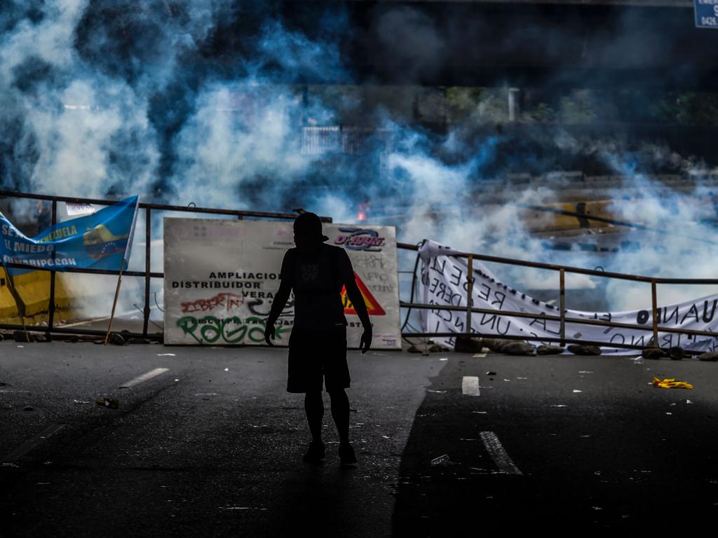 Cena de guerra em Caracas: mortes aumentam em meio ao caos político | Juan Barreto/AFP