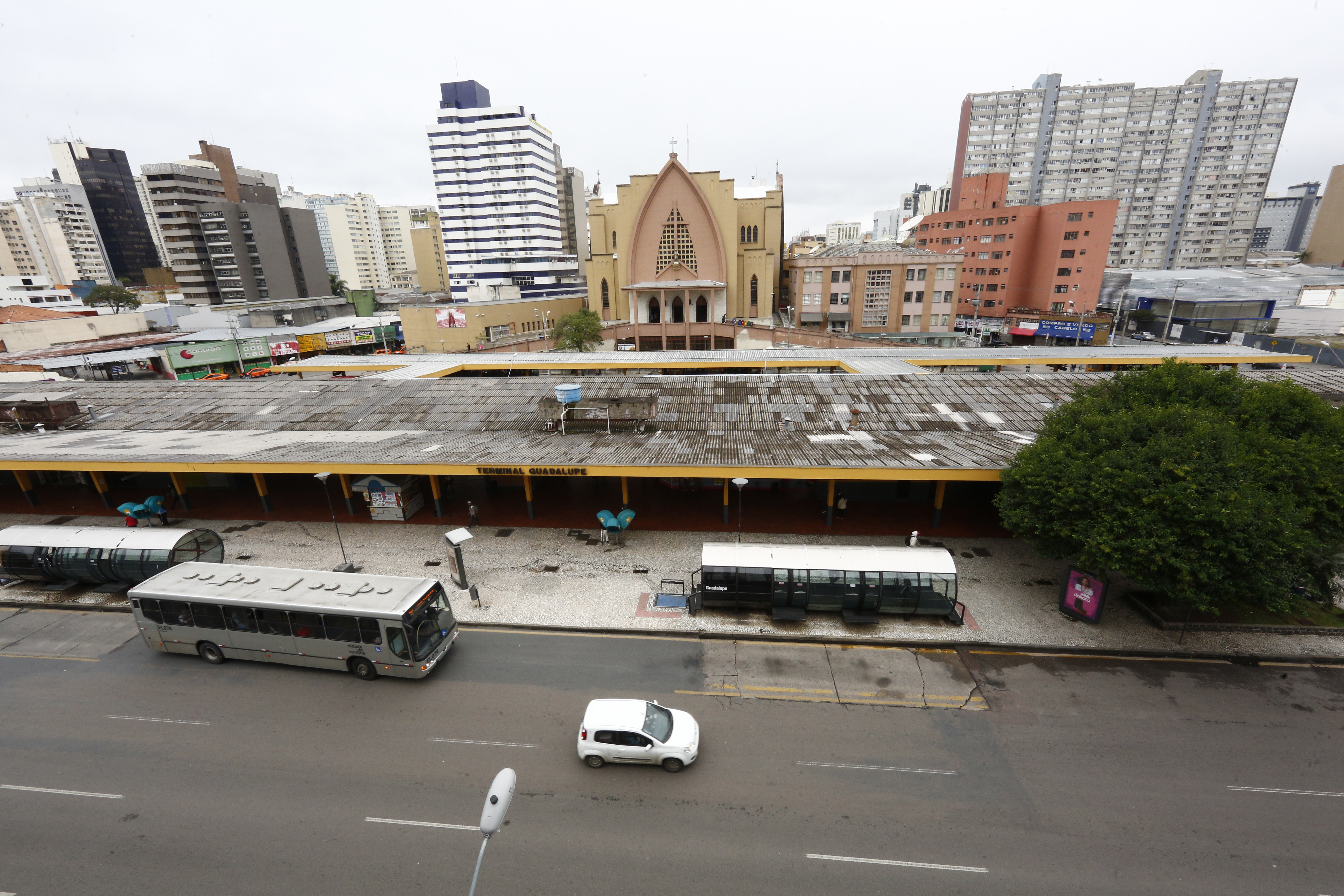 Região do Santuário Nossa Senhora de Guadalupe, no Centro, vai ser transformada em polo de turismo religioso | Aniele Nascimento/Gazeta do Povo