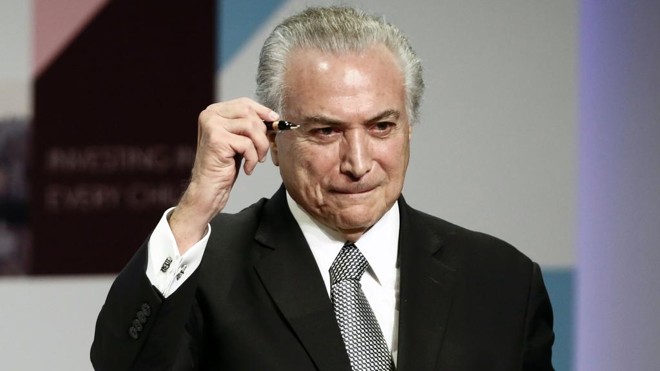 O marqueteiro contou que resolveu abrir o jogo para Temer: contou para o vice que a sua imagem era negativa, associada,, inclusive, ao satanismo. | MIGUEL SCHINCARIOL/AFP