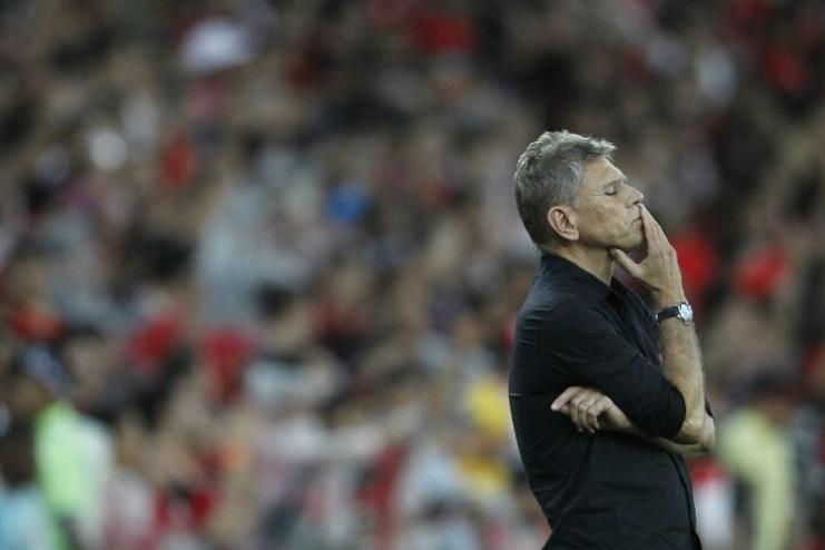 Técnico Paulo Autuori, do Atlético, projetou a pontuação para a equipe se classificar como líder do grupo 4. | Jonathan Campos/Gazeta do Povo