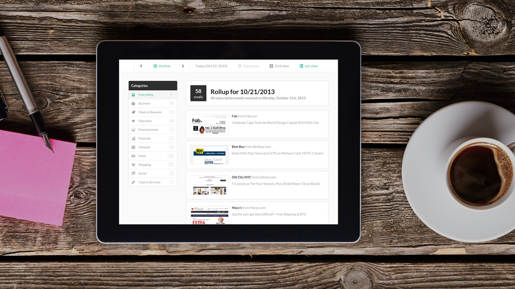 Unroll.me: a promessa é boa, mas a execução, desastrosa | Divulgação/Unroll.me