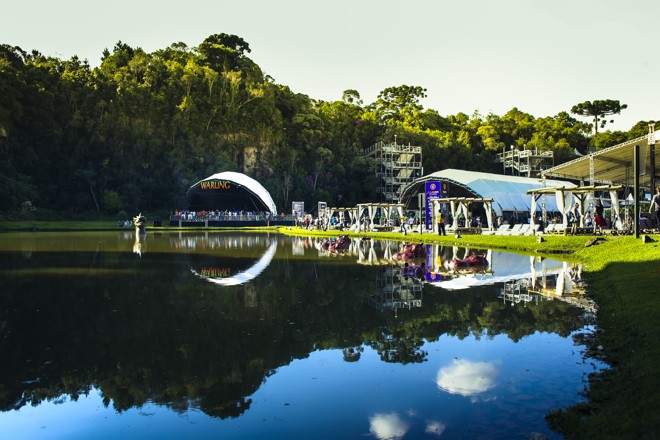 Musica eletrônica e natureza unidas na Pedreira Paulo Leminski. | Gustavo Remor