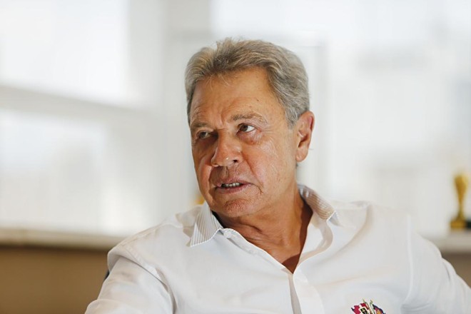 Joel Malucelli, presidente de honra do Jotinha, admite a possibilidade de o clube deixar o futebol em definitivo. | Albari Rosa/Gazeta do Povo