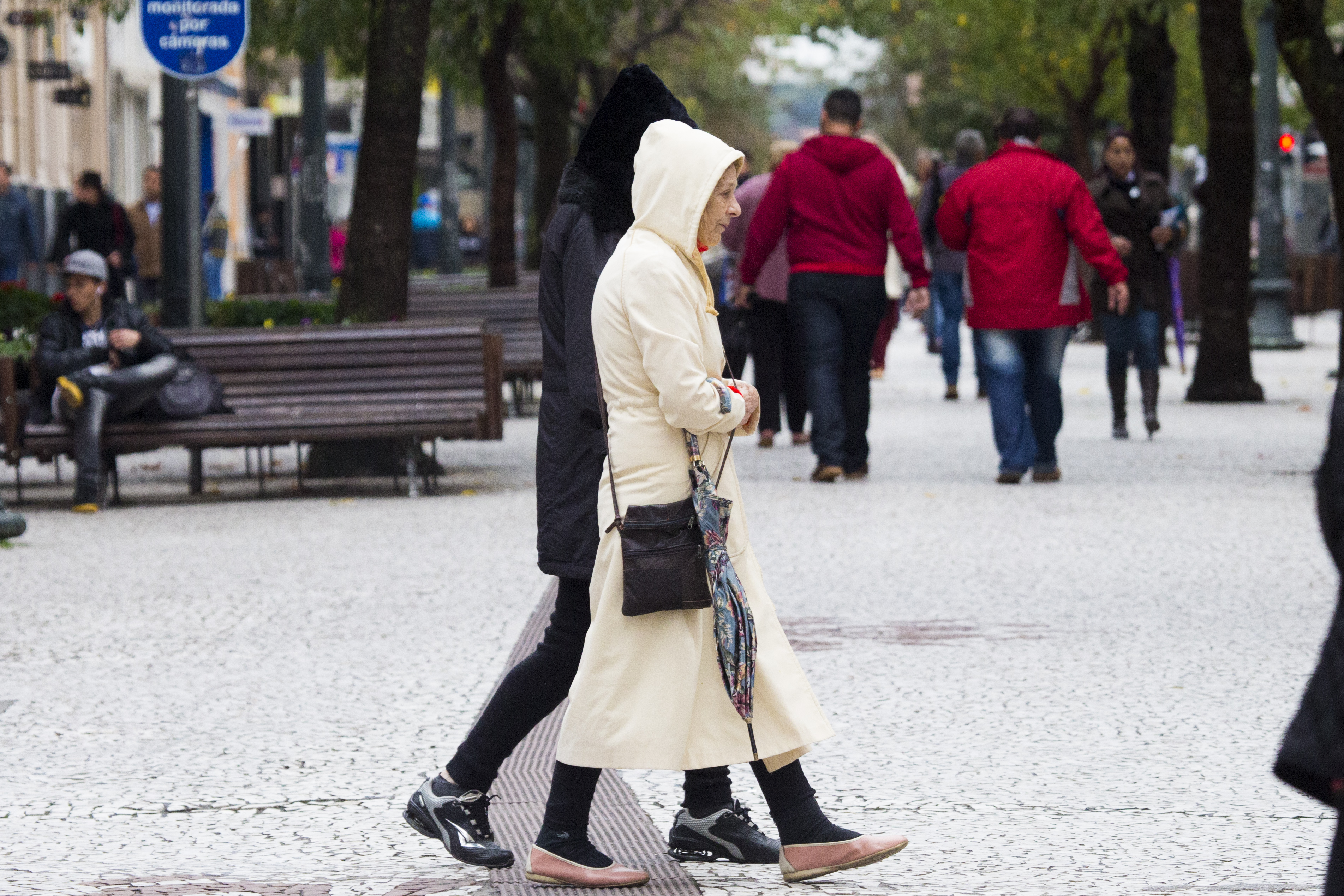 Apesar de não haver previsão de chuva para Curitiba nesta terça-feira, tempo segue friozinho na capital | Brunno Covello/Gazeta do Povo/Arquivo
