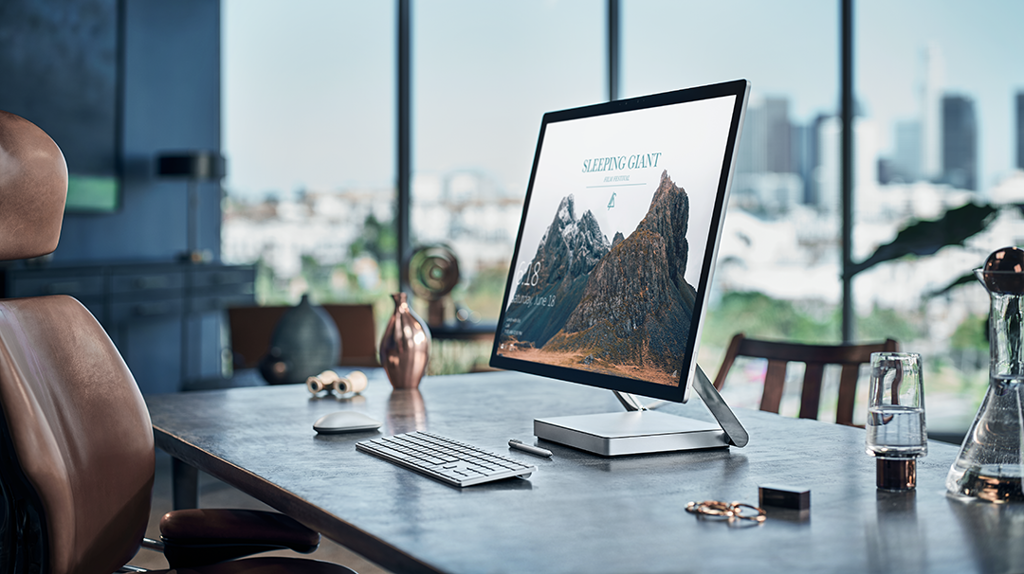 Surface Studio, desktop all-in-one da Microsoft. | Divulgação/Microsoft
