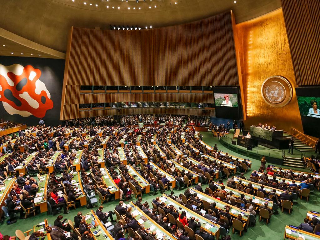 Plenário da ONU: incapaz de impedir grandes desastres humanitários como a guerra civil síria | Roberto Stuckert Filho/PR/Fotos Públicas