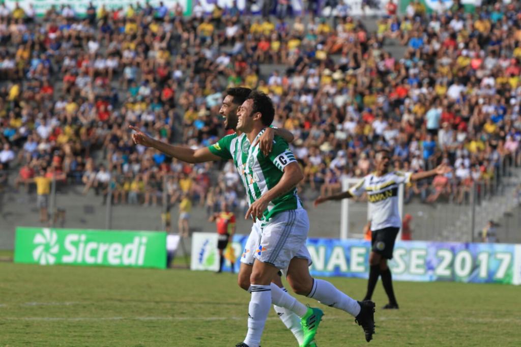 Coritiba comemora no Olímpico Regional: vitória tranquila e classificação encaminhada. | Coritiba/Divulgação
