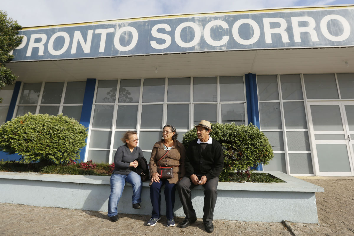 Pronto-socorro do Hospital e Maternidade de São José dos Pinhais teve atendimento suspenso na semana passada | Felipe Rosa/Felipe Rosa