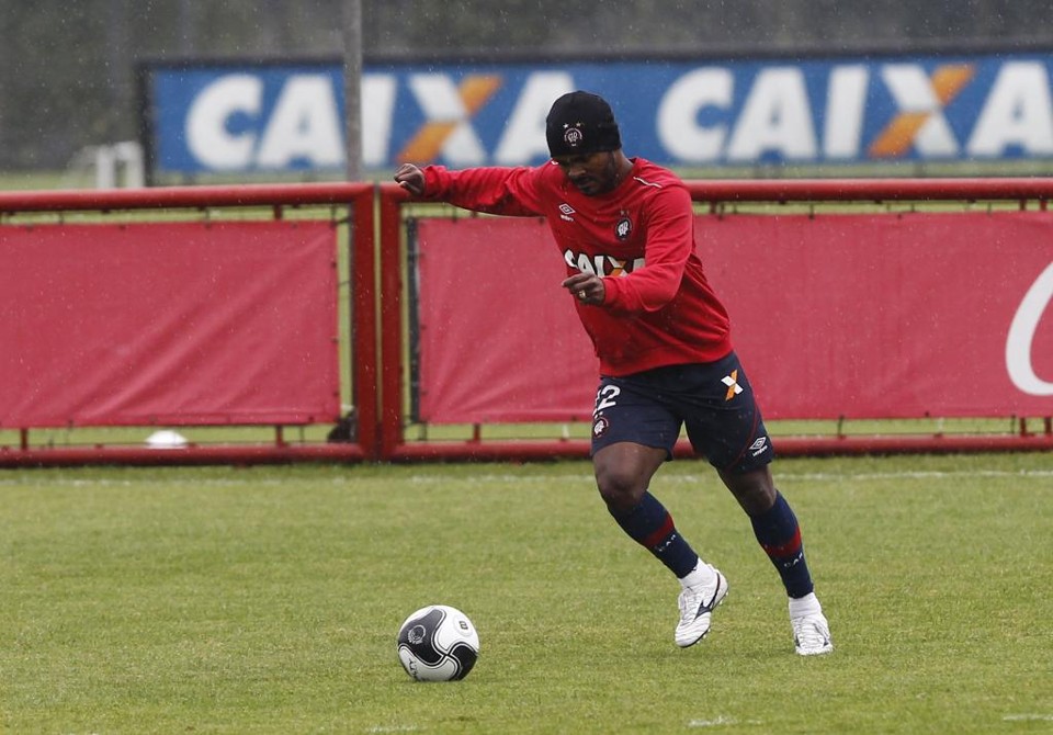 Nikão desfalca o Atlético contra o Santa. | Aniele Nascimento/Gazeta do Povo