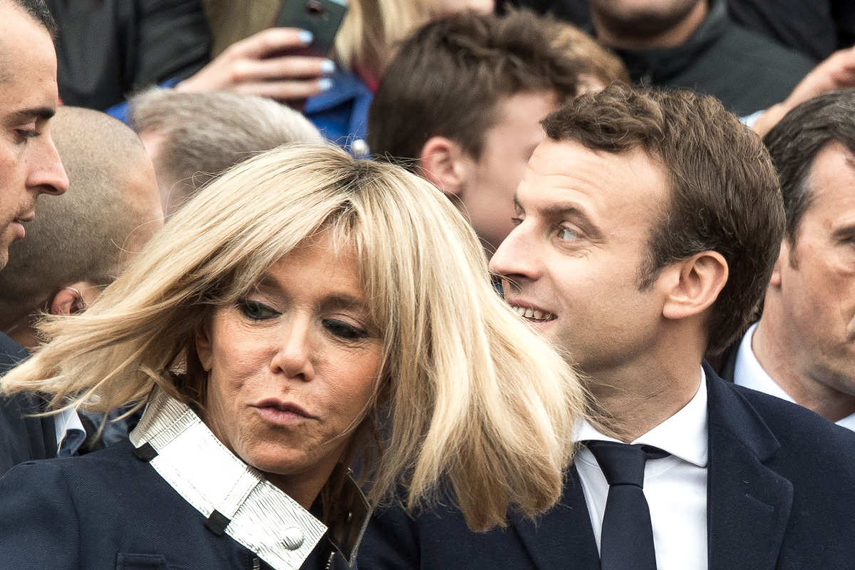 Briggite: primeira paixão de Macron | PHILIPPE HUGUENAFP