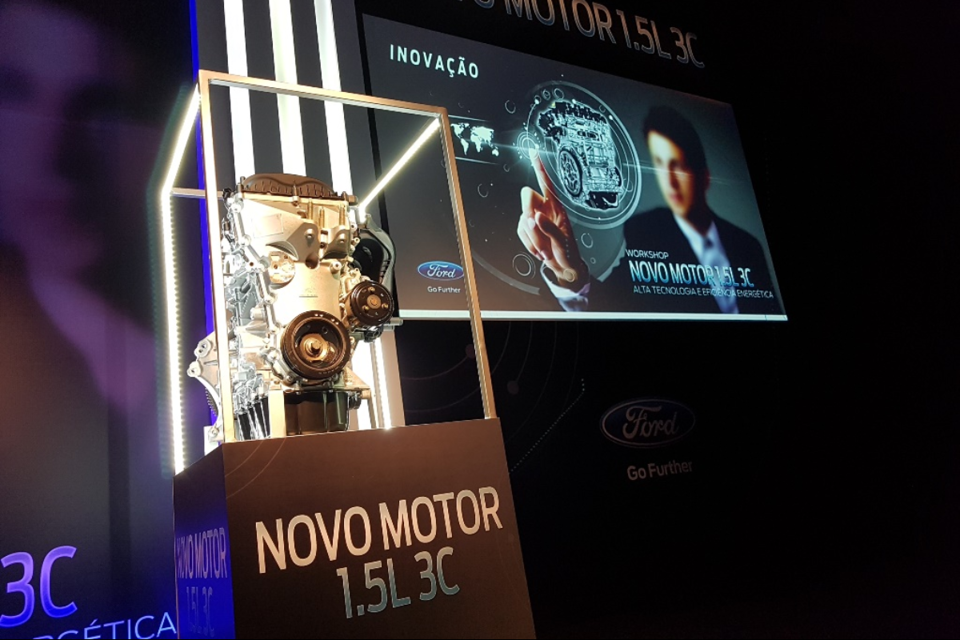 O novo motor 1.5, de 3-cilindros, virá primeiro da Índia, onde foi desenvolvido, mas depois terá fabricação nacional. O Brasil será o primeiro país a adotar o propulsor global. | 