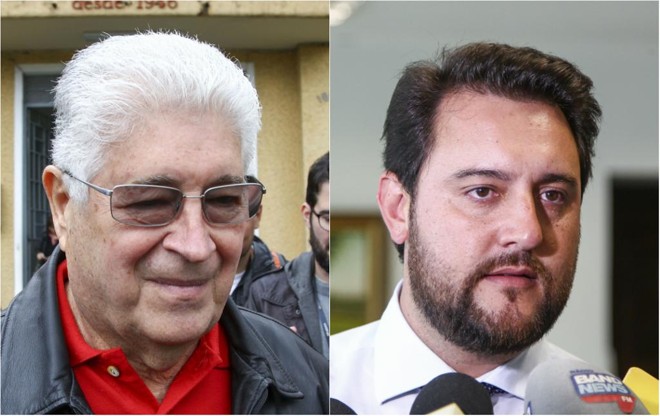 Requião e Ratinho Jr. | Montagem — Daniel Castellano/Gazeta do Povo