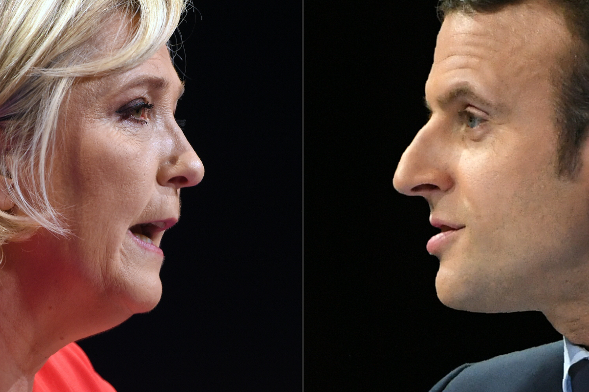 Marine Le Pen, “o caos”, contra Emmanuel Macron, a “podridão política” | GUILLAUME SOUVANTAFP