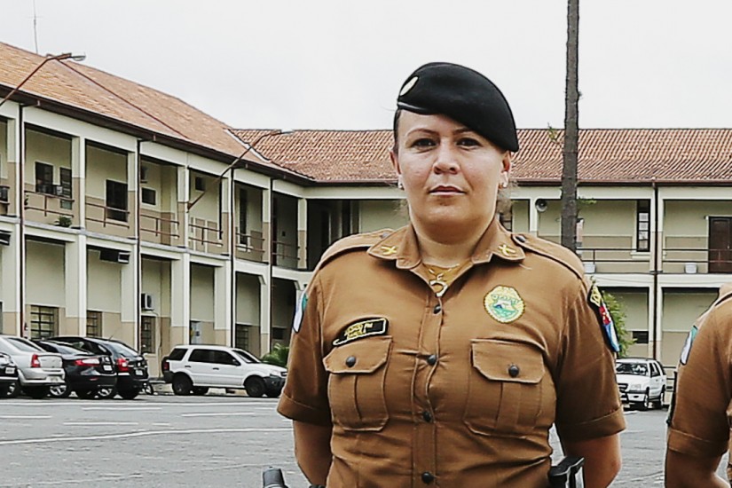 Soldado Danusa já havia sido notícia no Dia Internacional da Mulher | Arquivo Tribuna do Paraná/
