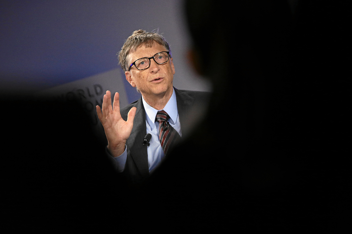 Bill Gates adora fazer predições e alertas sobre o futuro. | Michael Buholzerswiss-image.ch