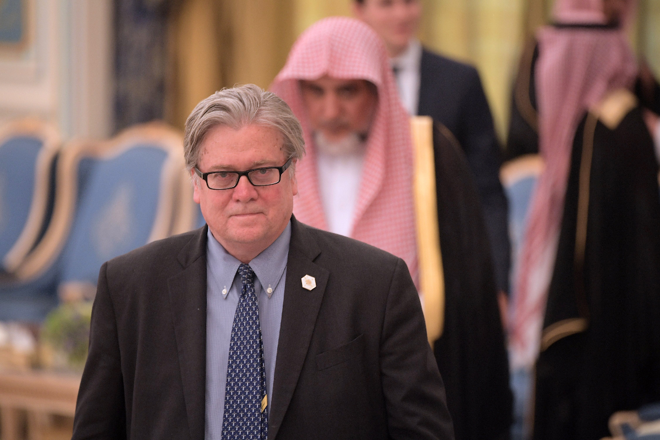 Stephen Bannon, fundador do Breibart e estrategista de Trump: o quão real ele é? | MANDEL NGAN/AFP