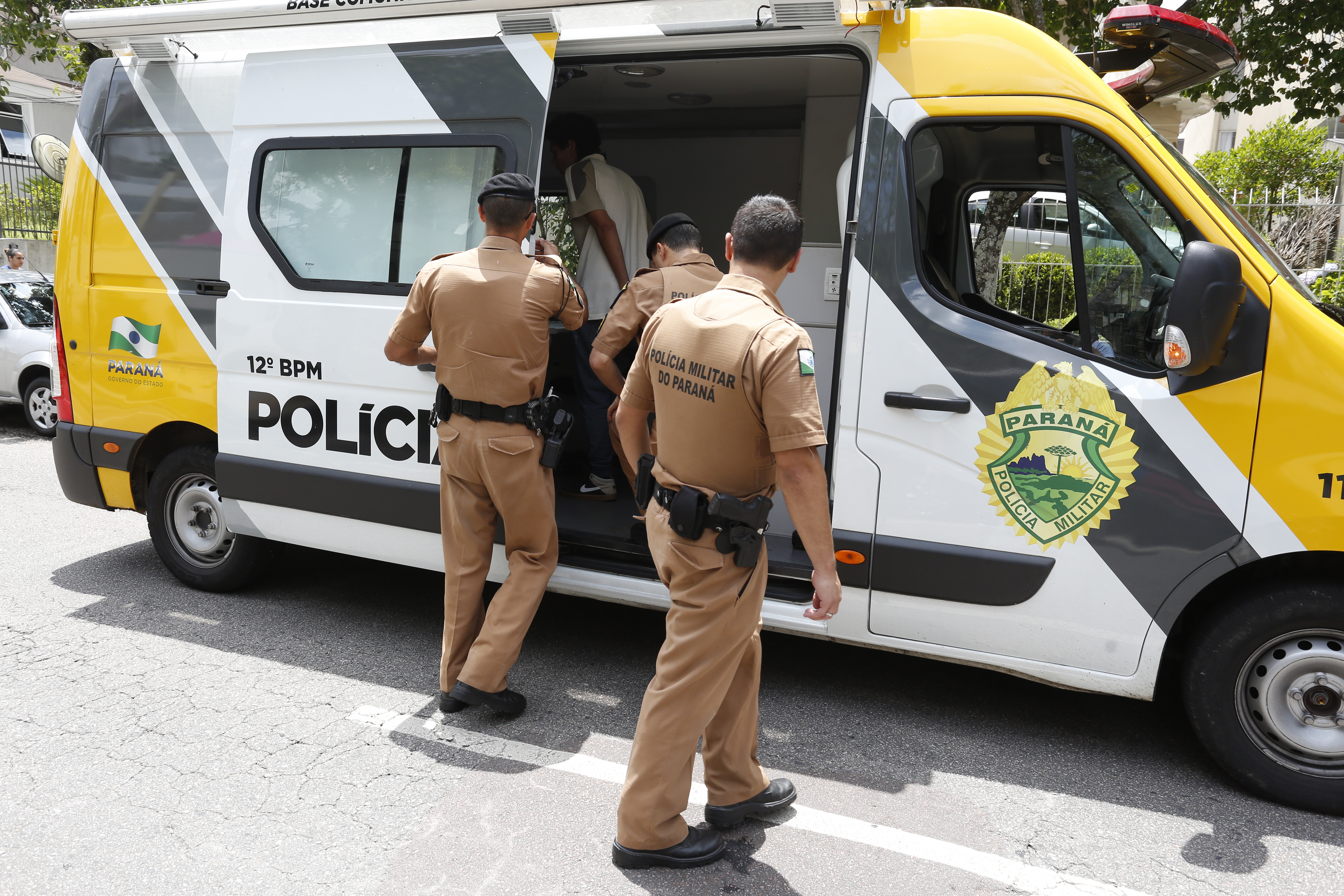 Módulo móvel da PM vai ficar por tempo indeterminado na Praça da Espanha | Henry Milleo/Gazetea