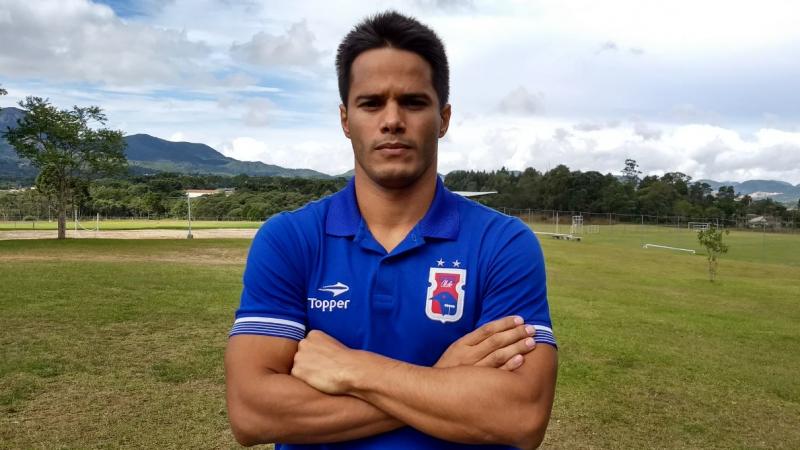 Atacante Daniel Reis, 30 anos, veio do América-RN para o ataque do Tricolor. | Irapitan Costa/Paraná Clube