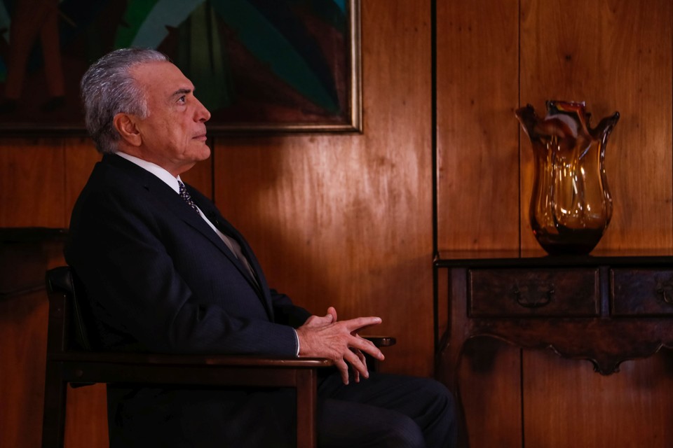 87% dos brasileiros defendem que Temer renuncie à Presidência | MARCOS CORREA/PR