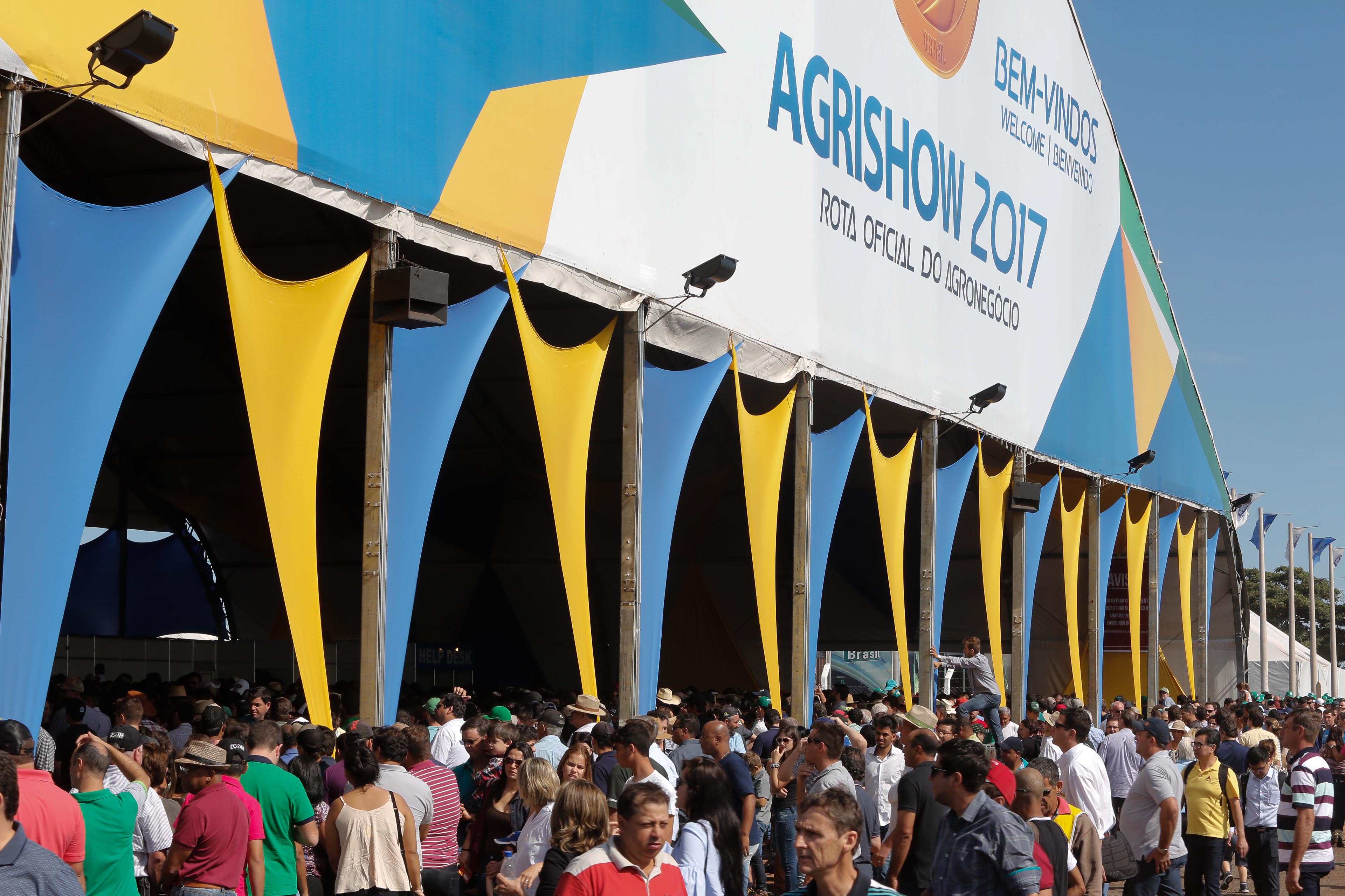 A expectativa é receber mais de 150 mil pessoas pessoas. Ao todo, são 800 empresas que participam da feira, numa área de 440 mil m2. | Divulgação Agrishow/Ofício da Imagem