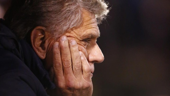 Paulo Autuori durante o jogo entre Atlético e Universidad Católica, no Chile. | Jonathan Campos/Gazeta do Povo