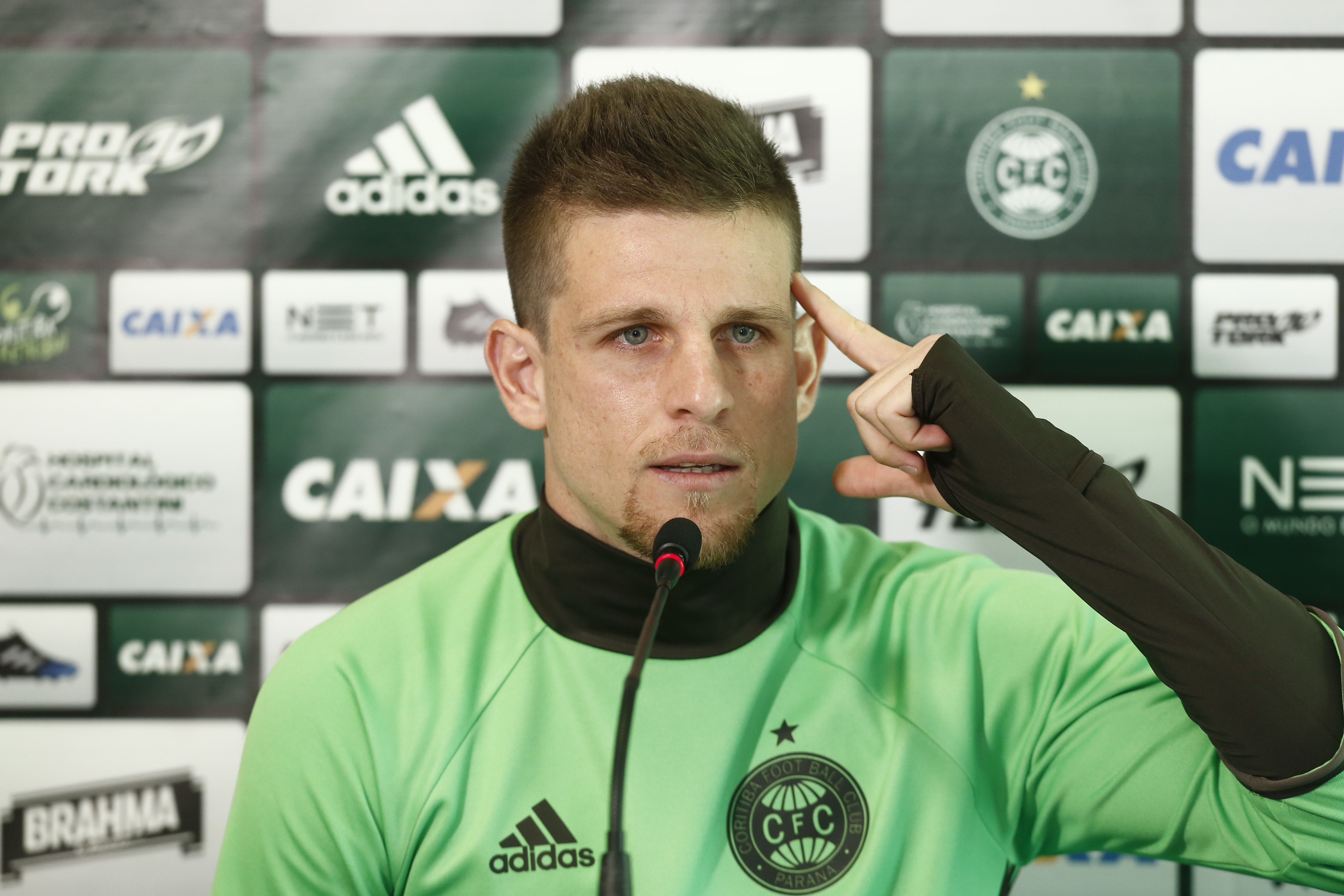 Um dos destaques do Coxa, Galdezani está confiante para o clássico. | Hugo Harada/Gazeta do Povo