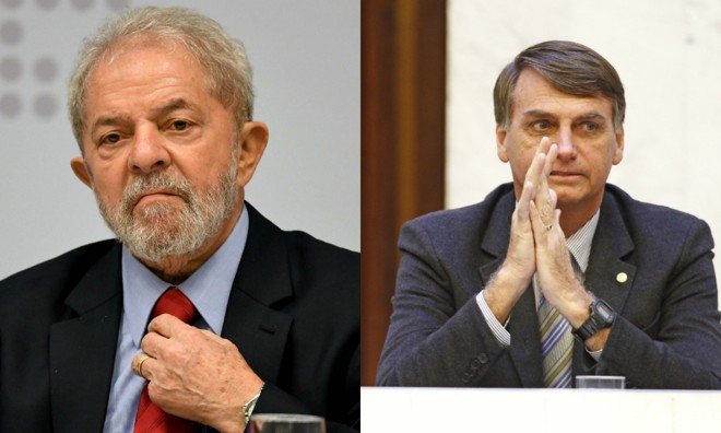 Lula e Bolsonaro devem polarizar a discussão para a próxima eleição presidencial. E isso é muito ruim para todos nós, brasileiros | Evaristo Sa / AFP Photo/Antônio More / Gazeta do Povo