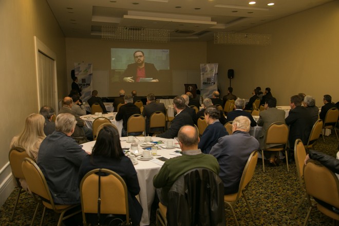 Apresentação do primeiro vídeo da Websérie Crea-PR. | Foto: Roberto Gilliard /Crea-PR