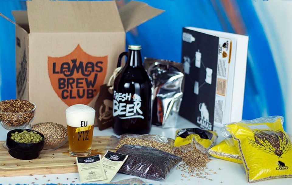 Com  600 assinantes, o clube   tem opções de cinco, dez ou vinte litros, com assinaturas que vão de R$ 79 a R$ 149. | Divulgação/Lamas Brew Club