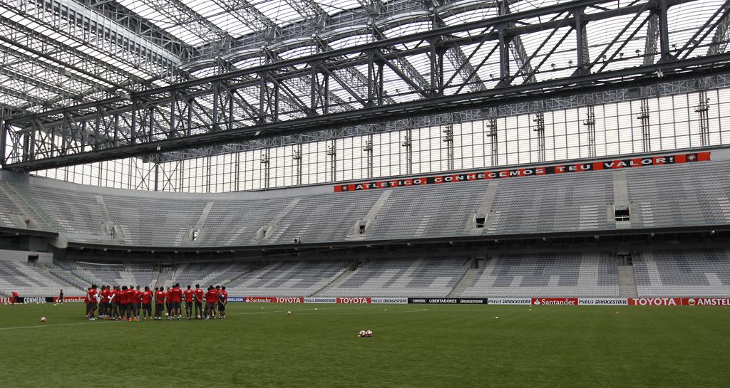 Arena da Baixada: reforma para a Copa de 2014 deve parar na Justiça mais uma vez. | Jonathan Campos/Gazeta do Povo