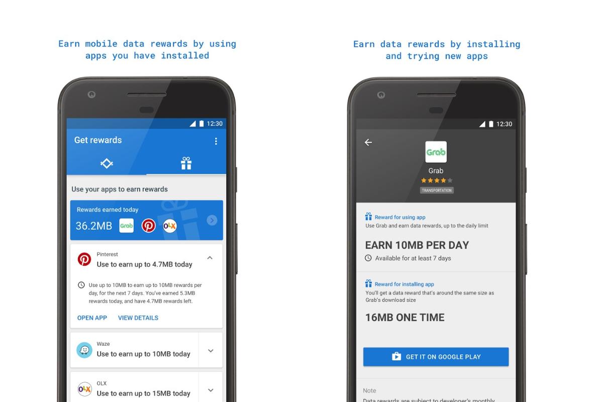 Telas do app Triangle | GoogleDivulgação