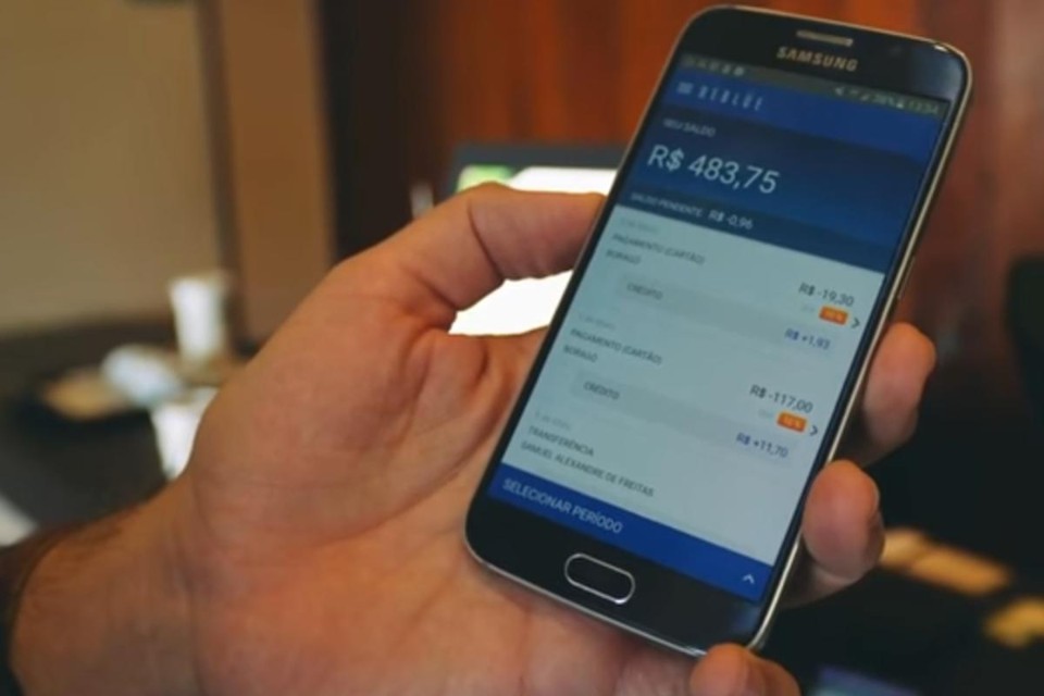 Na imagem, o app da Beblue, uma das empresas do tipo cashback em atuação no Brasil. | Reprodução