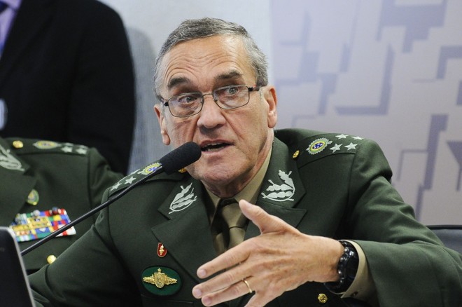 Comandante do Exército Eduardo Villas Bôas diz que uso de militares em segurança pública é “perigoso” e deve ser revisto”. | Geraldo Magela/Agência Senado