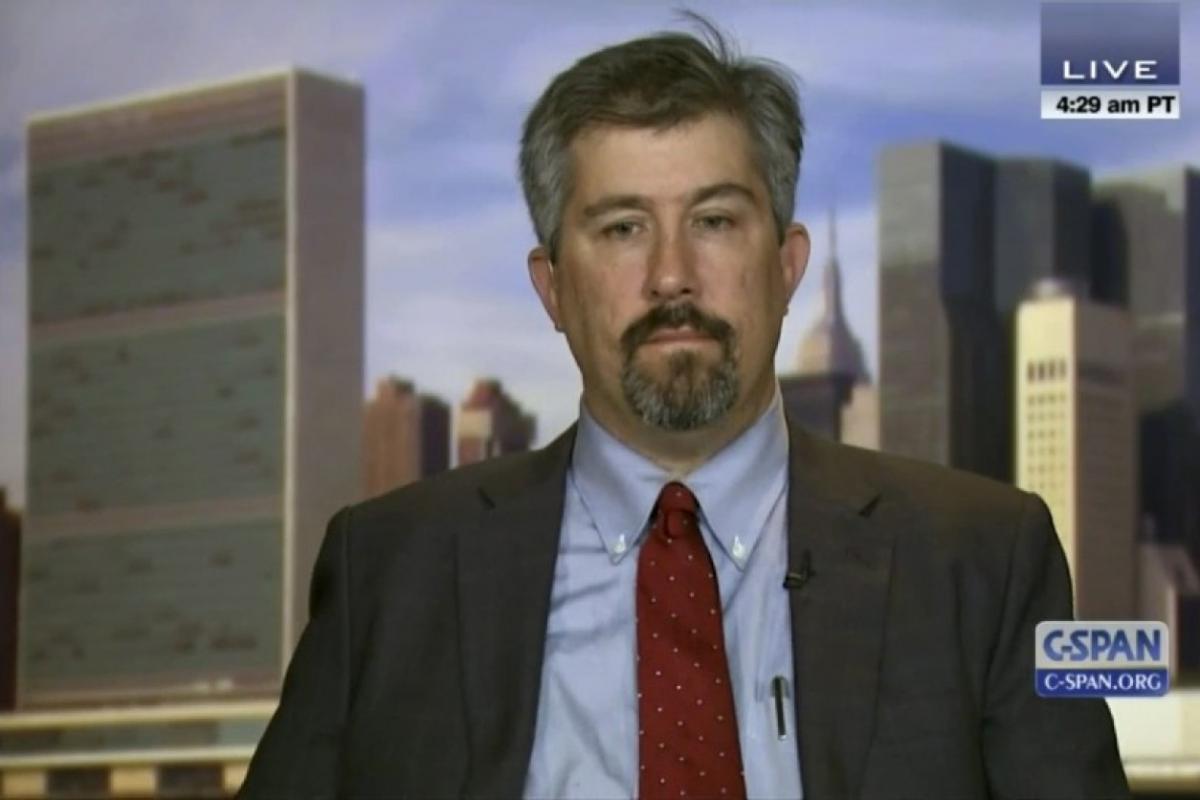 Repórter do Wall Street Journal, Jay Solomon. | C-SPANAssociated Press