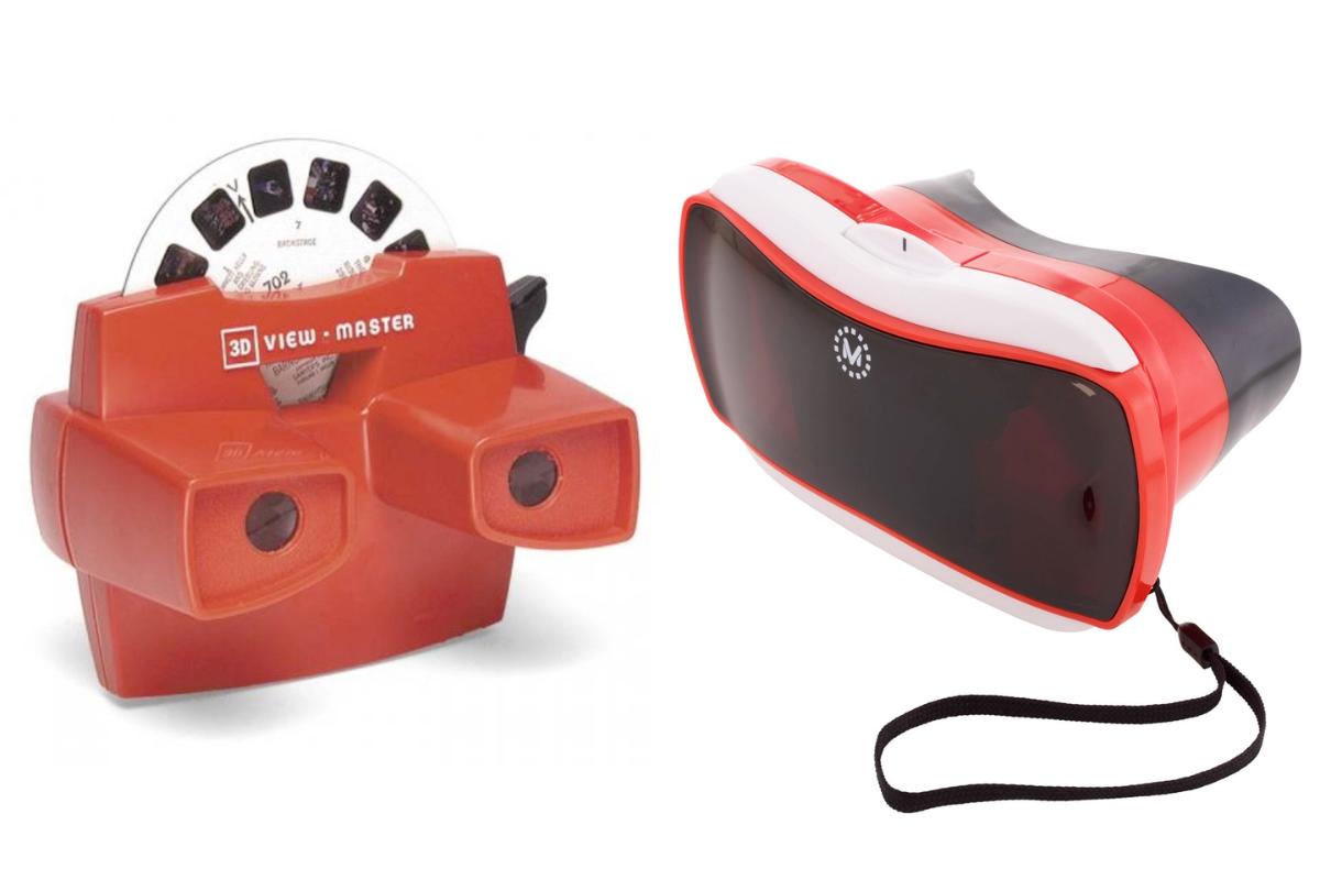 Separados por algumas décadas, o View-Master clássico e a releitura moderna para realidade virtual e smartphones | View-MasterDivulgação