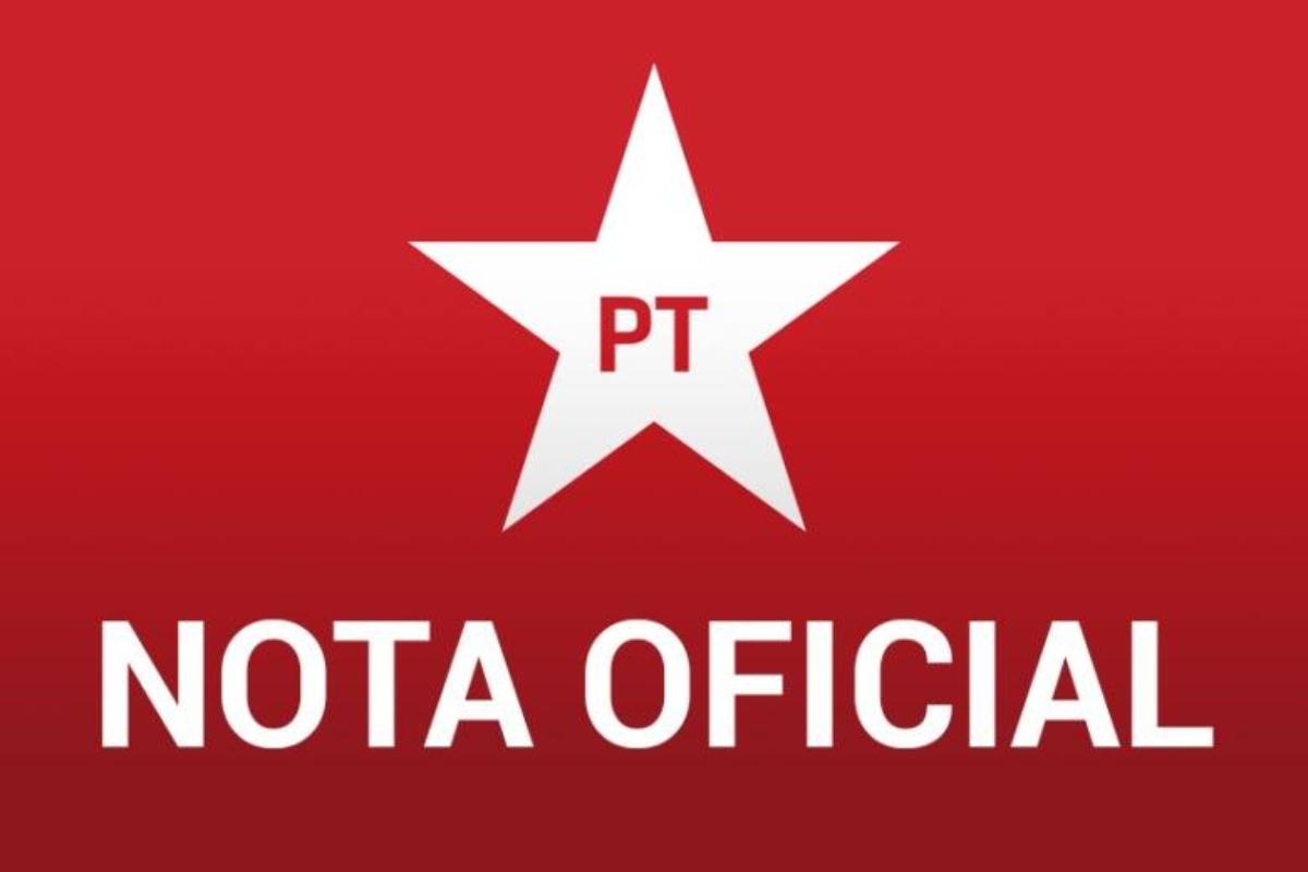 Nota foi escrita pela presidente do Partido, Gleisi Hoffmann | Reprodução