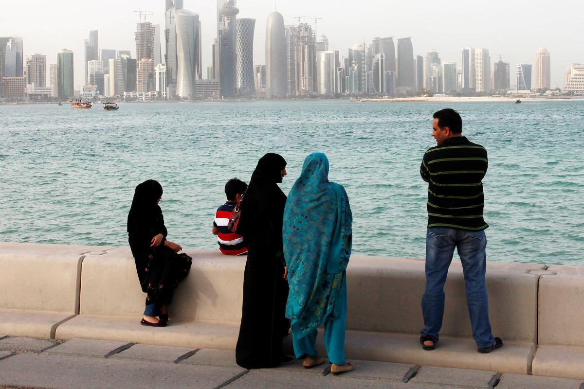 Vista de Doha, capital do Qatar. País tem 300 mil habitantes | Gabriela Maj/Bloomberg