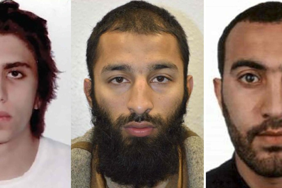 Um dos terroristas de Londres já tinha aparecido em um documentário Butt (centro): radicalismo crescente nos últimos anos | Divulgação/AFP