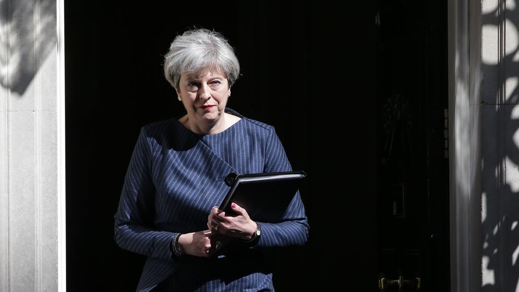 A primeira-ministra do Reino Unido, Theresa May, que assumiu o poder em julho, pouco tempo depois de os britânicos votarem a favor do Brexit. | DANIEL LEAL-OLIVAS/AFP