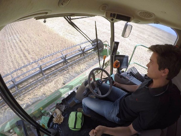 A família de Marcos Seitz, 25 anos, atua na agricultura há 30 anos, em Guarapuava. | Reprodução/